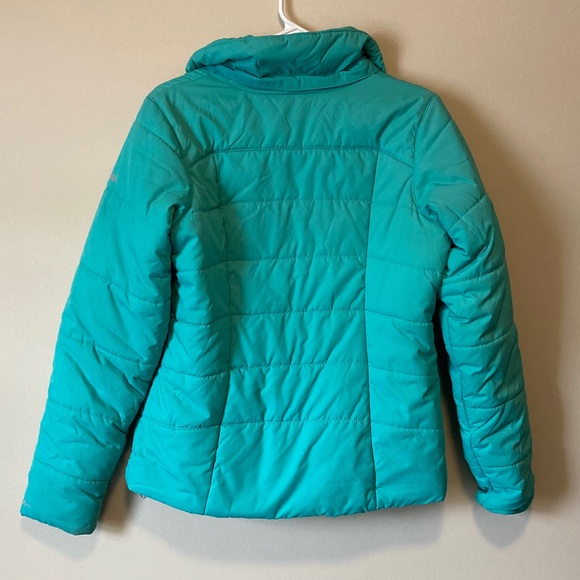 Columbia Teal Puffer Omni Shield Coat Medium - Picture 8 of 10